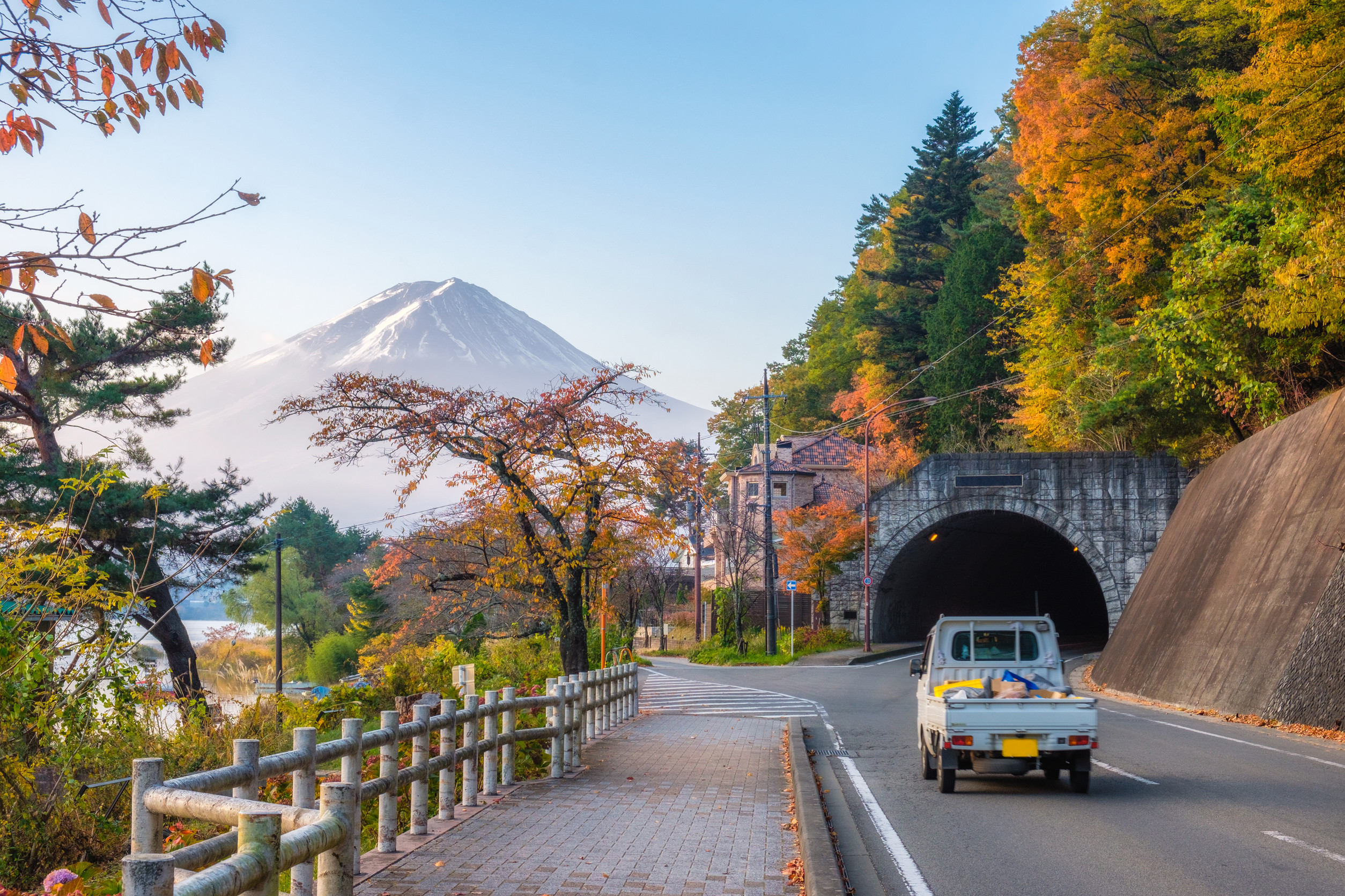Mount Fuji on lak
